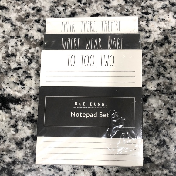 Rae Dunn - Notepad Set